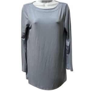 5 for $30 j. Jill Wearever Collection light blue  Long Sleeve Tunic Top Women S